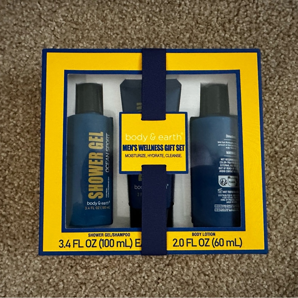 Body and Earth Men’s Wellness Set